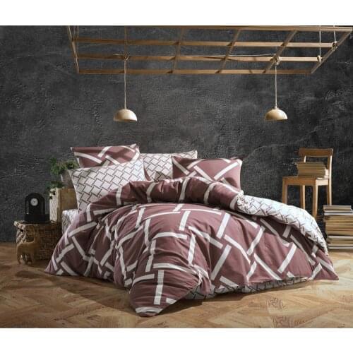 Single Ranforce Duvet Cover Set 160X220 Size 3 Piece Made in Turkey 100% Cotton Easy to Iron Stylish Design