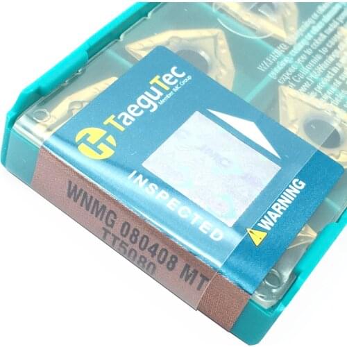 Sale 100% Original 10PCS WNMG080408 MT TT5080 Carbide Inserts For Steel For Turning Tool Holder Boring Bar Mini Machine CNC