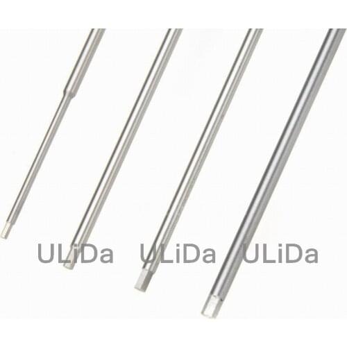 Hex Replacement Shaft Hexagon Screwdriver Best Quality Hard Steel Bit 1.5-3.0mm Sliver