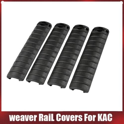 Tactical 4pcs/set Handguard Panel Ribbed 20mm Picatinny/weaver RaiL Covers For KAC Free Shipping