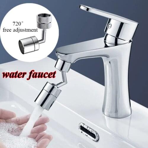 Universal Faucet Meter Mall 720 Degree Rotating Tap Filter Tip Water Bubbler Faucet Anti-splash Economizer Kitchen Supplies