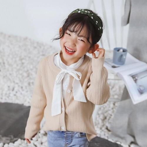 Spring Autumn Cotton Sweaters For Children Clothing Boys Sweaters Tops Baby Girls Knitted Cardigans Stripped Kids Knitwear