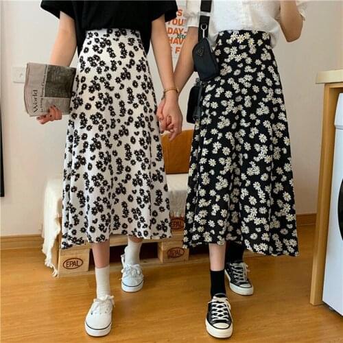 Kili Womens Chiffon Little Daisy Skirt Skirt