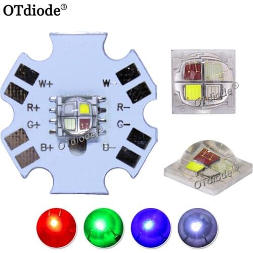 1PCS 3PCS Epileds XML XM-L 5050 RGBW 10W High Power led Diode Chip SMD5050 4 Chips ceramic replace CREE Stage Lighting