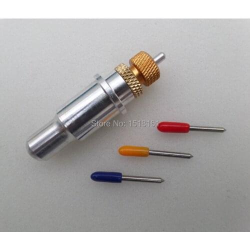 1pc Liyu 14mm Blade Holder +15pcs 60 / 30/ 45 Degree Roland GCC Cutter Plotter Cutting Blades