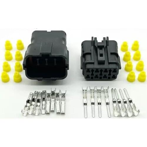 100 kits MG640341 MG610339 KET 8 Pin way Adapter male female waterproof electrical wire connector car auto plug