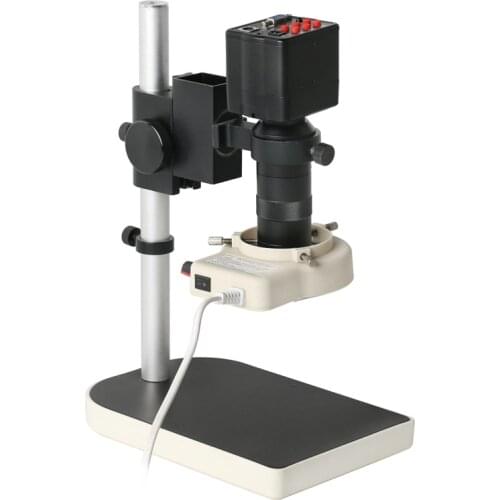 1080P VGA USB Industrial Electronic Digital Video Microscope Camera 100X C Mount Lens For Phone PCB SMD CPU Soldering Repair