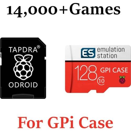 128 GB Retropie Emulation Station SD Card for your GPi Case Raspberry Pi Zero 14000+ Games FC NEOGEO ATARI LYNX