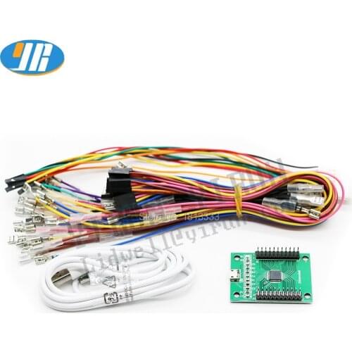 2 players Raspberry pi PS3 PC 3 IN 1 USB Controller Arcade Encader JAMMA MAME