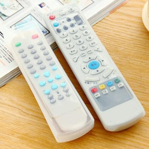 4 Sizes Silicone TV Remote Control Case Cover Video TV Set-top Box Air Condition Dust Protect Storage Bag Anti-dust Waterproof