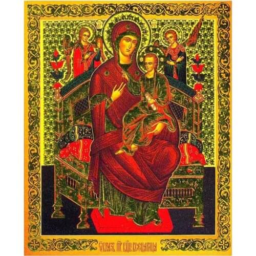 5D DIY Diamond Painting Religion Cross Stitch Religion Portrait Needlework Home Decorative 3D Diy Square Full Diamond Embroidery