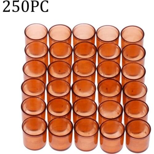 250PC Beekeeping Queen Bee Rearing Box Brown Queen Cells Cup Plastic Cups Rearing Tools Beekeeper Bee Keeping Product Supplies