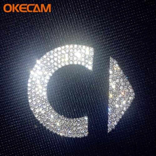 1 Pcs Car Steering Wheel Emblem 3D Sticker Car Steering Wheel Logo For Smart Fortwo Forfour 451 453 450 Car Interior Accessories