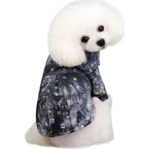Summer Dog Clothes Pet Shirts England Plaids Dog Cotton Summer Beach Vest Short Sleeve Vest Pet Clothes Dog