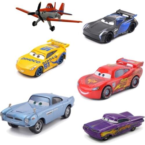 39 Style 1:55 Disney Pixar Cars 2 3 Diecasts Toy Vehicles Lightning McQueen Jackson Storm Car Collection Model Best For Kid Gift
