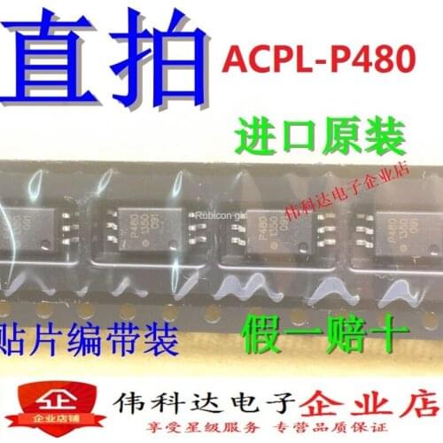 New ACPL-P480 SOP6 P480V SMD high-speed logic optocoupler imported original fake one compensation ten