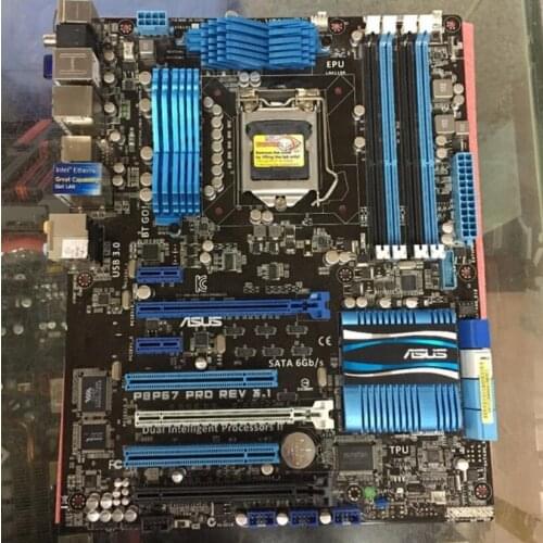Original motherboard for ASUS P8P67 PRO REV3.1 DDR3 LGA 1155 for I3 I5 I7 CPU 32GB USB3.0 SATA3 P67 motherboard