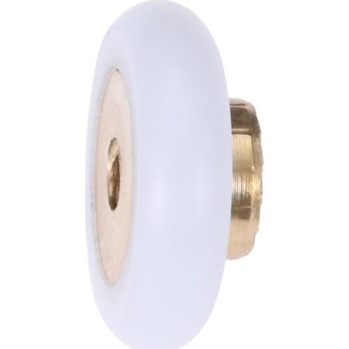 1pc Shower Door Roller Wheel Nylon & Brass 18mm Diameter Bathroom Door Rollers Shower Sliding Door Wheel Runner Pulley