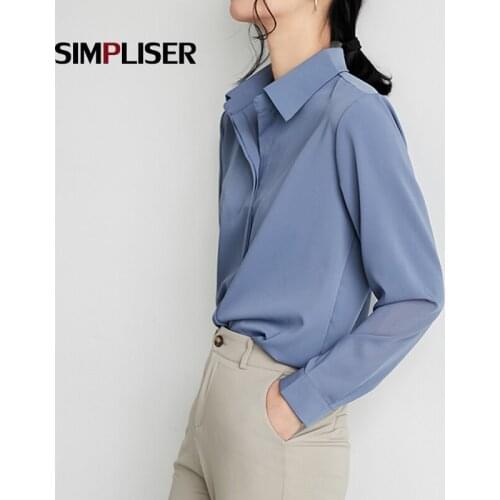 Женские рубашки оверсайз Simpliser China At AliExpress