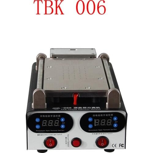 LCD Separator Machine EraSmart TBK-006 2in1 7 inch Vacuum Metal Body LCD Screen Manual Separator + Bezel Frame Separa