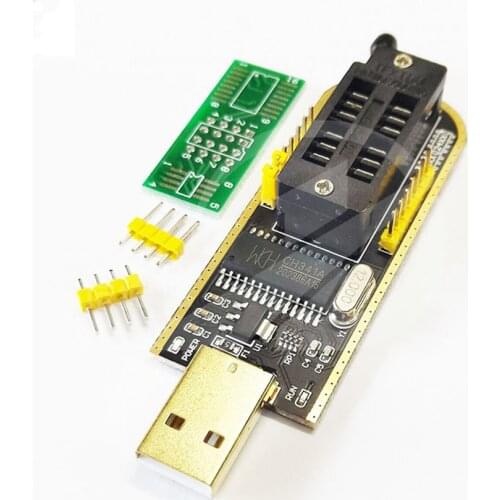 1PCS Tyrant Gold CH341A programmer USB Motherboard Routing LCD BIOS FLASH 24 25 Burner
