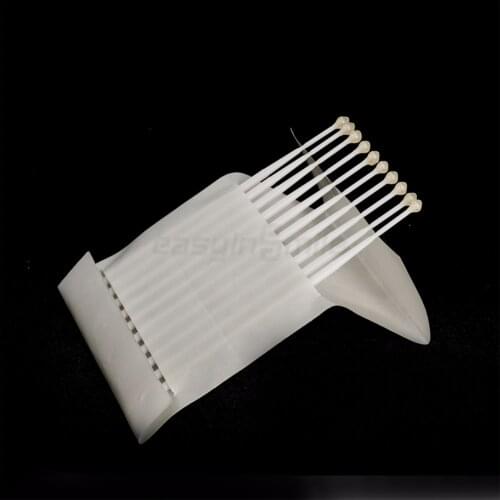 60 Pcs/box Dental Disposable Sticky Applicators Micro Brush Removal 4 1/2" Long Bendable Easyinsmile Consumable Material