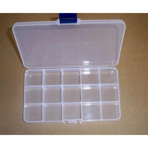 Free shipping 15 grids storage box for hama beads perler beads iron beads jewelry beads wholesale and retail