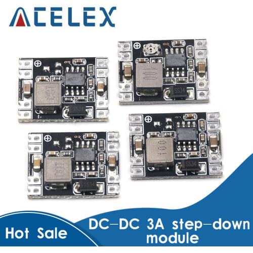 DC-DC Buck Step-down Power Supply Module 5V-12V 24V to 5V 3.3V 9V 12V Fixed Output High-Current
