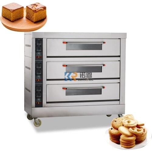 Electric Baking Oven Gas Cookies Biscuits Dutch Drying Ovens Cake Baking Equipment Bread Making Machine for Sale