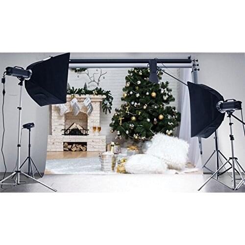 5x7ft Christmas tree Baby Photography Backdrops Newborn Backdrop Computer Printing Background for Photo Studio