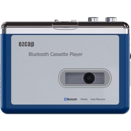 Ezcap Bluetooth Cassette Player Transmit Tape Music to Bluetooth Earphone or Speaker ezcap215
