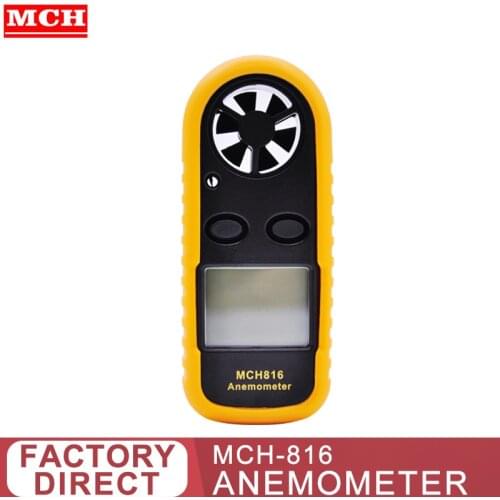 Mini anemometer m / s 0-30.ft / min 0-5860.knots 0-55.km/hr 0-90 mph 0-65 wind ° C -10 ° C-45 ° C MCH-816