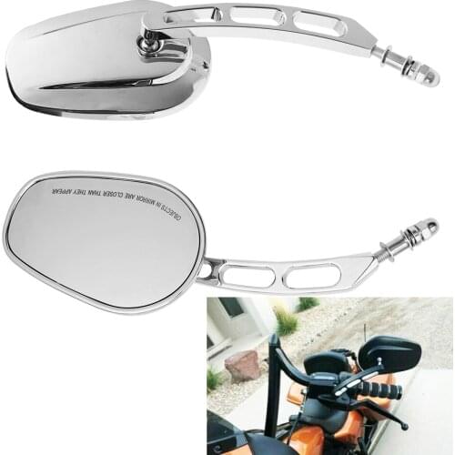 Motorcycle Rear View Side Mirror For Harley Road King Touring XL 883 Sportster Fatboy Dyna FXDF FLSTF Softail Springer V-ROD