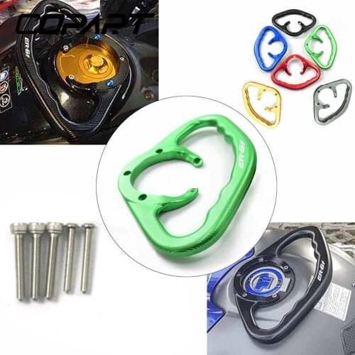 Motorcycle Accessories Tank Armrest CNC Passenger Handgrips Hand Grip Grab Handle BarFor KAWASAKI ER-6F ER6F ER 6F 2006-2016
