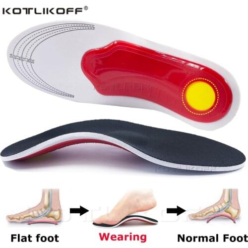 Orthotic Insole High Arch Support Insoles Flatfoot Orthopedic Insoles For Feet Air Movement Damping Cushion Padding Insole