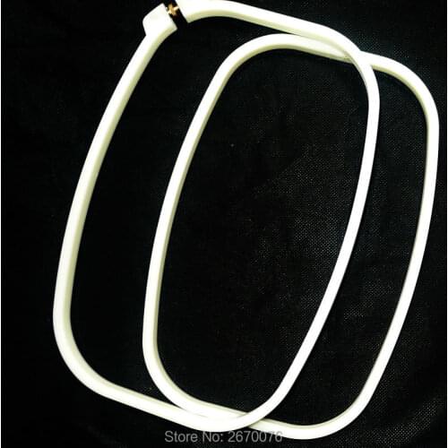 Embroidery Frame Oval 7.1*10.2' Adjustable Rectangle Plastic Cross Stitch Hoop Needlework DIY dmc Cross Stitch Hoops Wholesale