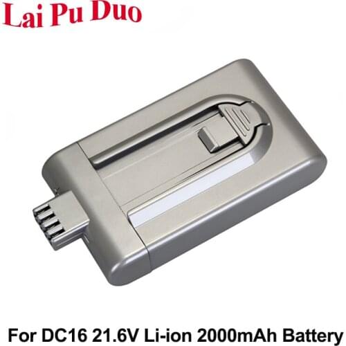 Replacement Battery 21.6V 2000mAh Li-ion For Dyson Vacuum Cleaner DC16, 912433-01,12097, DC12, 912433-04, BP01, 912433-03