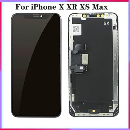 GX OLED For iPhone X XR XS Max Screen Replacement True Tone Display For iPhone 11 Pro LCD With 3D Touch Assembly