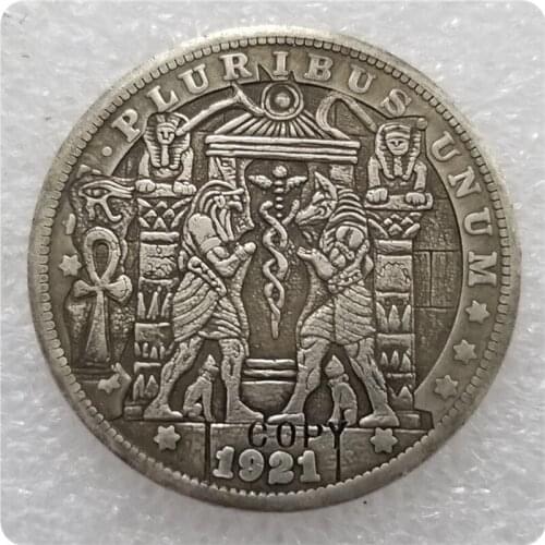 Type #25_Hobo Nickel Coin 1921-P Morgan Dollar COPY COINS-replica commemorative coins