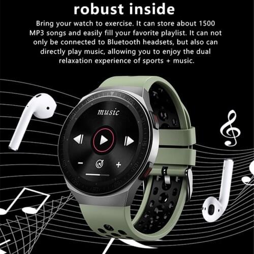 M-T3 Smart Watch 8G Memory Music And Sound Record Storage Bluetooth Call Smartwatch For Men Women Blood Pressure Fitness Tracker