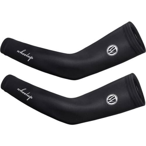 Ice Fabric Breathable UV Protection Running Arm Sleeves Fitness Basketball Elbow Pad Sport Cycling Outdoor Arm Warmers