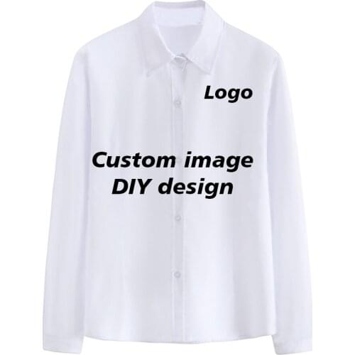 2021Plus size Woman Fashion Style Long Sleeve 3D Full Printed DIY Custom Design Shirt