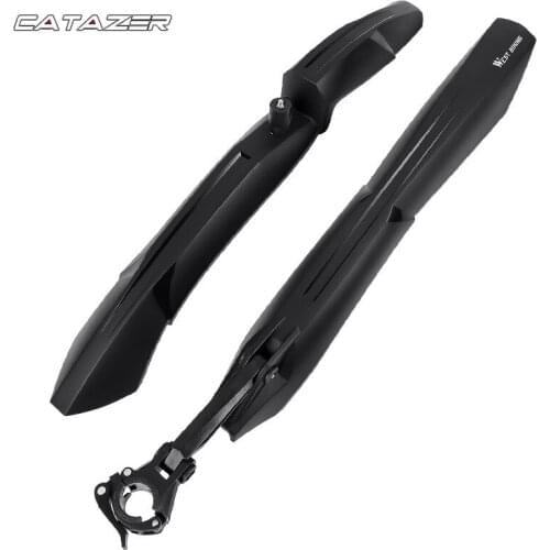 1 Set Bicycle Fenders Cycling Mountain Bike Mud Guards Mtb Mudguard Black Wings for Bicycle Bike Accessories Bike Parts
