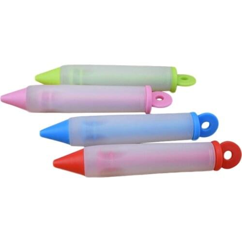 1 Set Silicone Food Writing Decorating Pen Chocolate Cake Mold Fondant Cream Tools FBE2