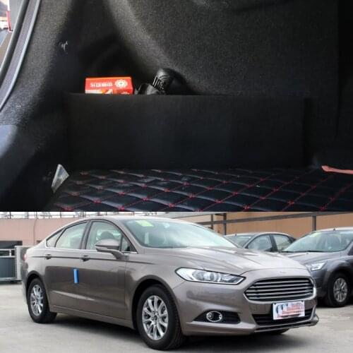 Car Trunk Side Storage Organizer Board Storage Partitions on Both Sides of The Trunk Partition Tail Box Ford Mondeo 2013-2015