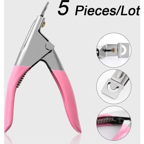 Nail Art Clipper Cutter Stainless Steel Nail Clipper Acrylic False Nail Tips Edge Nail Art Manicure Tools U Callus Shavers