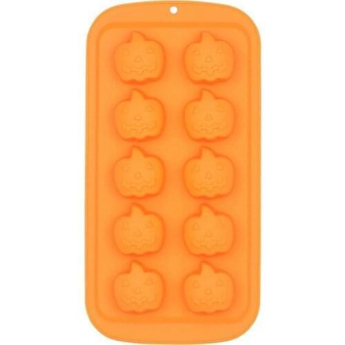 10 Grids Cake Mold For Halloween Baking Mold Pumpkin Shaped Candy Mold Fondant Mold Chocolate Mold Kitchen Pastry Cake Mould