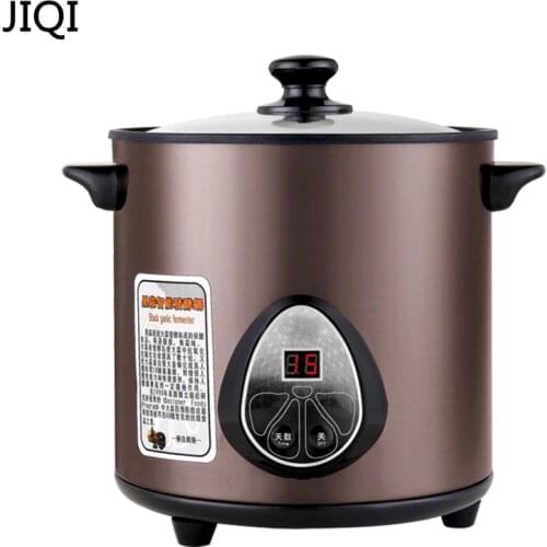 JIQI 220V 4L Intelligent Black Garlic Fermenting Machine Health Food Maker Household Kitchen Food Processor Tool With Off Memory