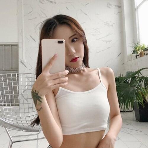 Women Tank Crop Top Underwear Female Crop Tops Sexy Lingerie Intimates Camisole Femme Fashion Sleeveless Vest