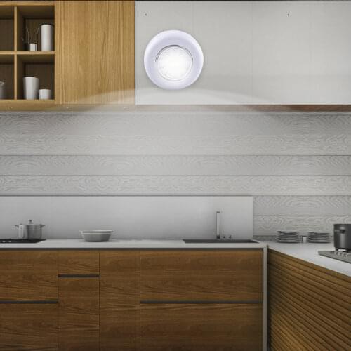 Mini Cordless COB LED Night Lights AAA Battery Powered Portable Easy Sticked Wall Lamp Wardrobe Closet Under Cabinet Light